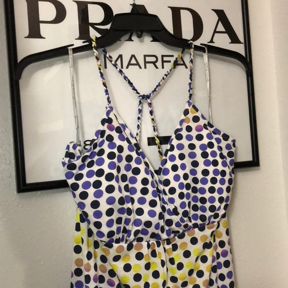 Jessica Simpson Multi-Polka Dot Maxi Dress